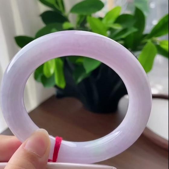紫罗兰胖圆条手镯